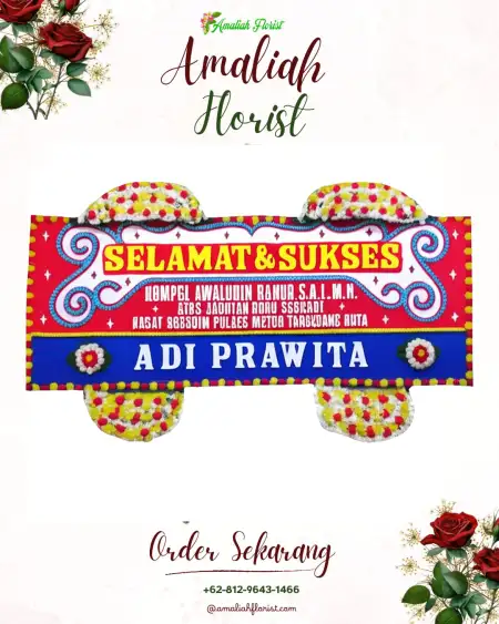 Papan Bunga Ucapan Selamat Sakawayang