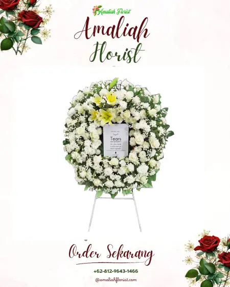 Krans Bunga Duka Sakawayang